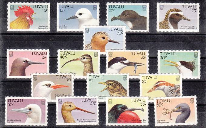 (Sea_Stamp_98(1)Тувалуа. Марки птицы.№489-504