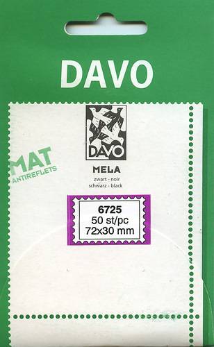 Клеммташе DAVO чёрные 72 х 30 мм (уп 50 шт) (М6725(1))
