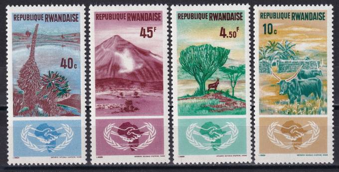 Руанда - кат. №125A-128A