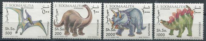 (Dinozavr_nabor_056(1) Набор марок Динозавры. Soomaaliya №480-483, **