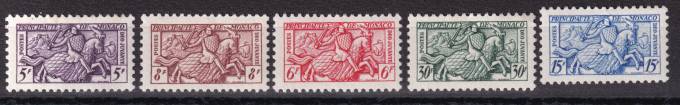 Монако - кат. №497-501