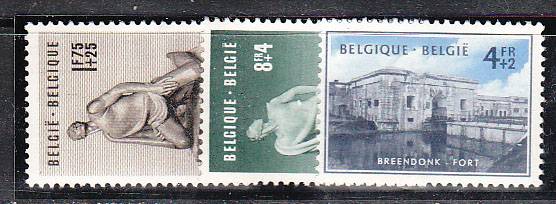 (Belgie_stamp_0906-908(1) Бельгия  №906-908**
