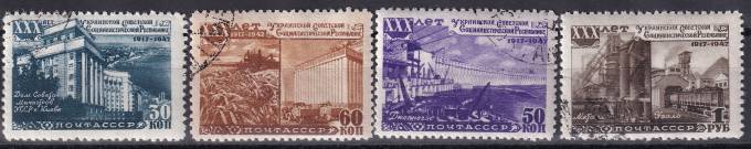 СССР - кат. Заг. №1141-1144