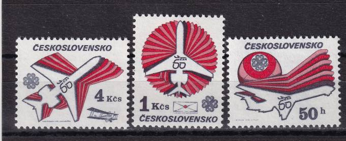 Чехословакия - кат. №2727-2729