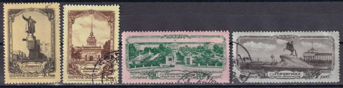 СССР - кат. Заг. №1647-1650