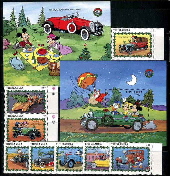 (WD_Gam_0935-42(1) Марки Gambia №935-942 Бл. 81-82