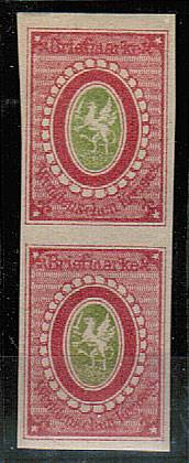 (Wenden_Stamps_06(4) Венден кат. Шм. №6(*) пара НОВОДЕЛ