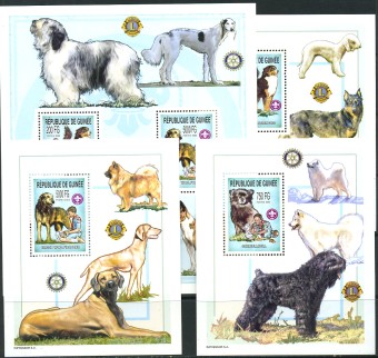 (Dogs stamp_105(1) Марки собаки KB+3BL