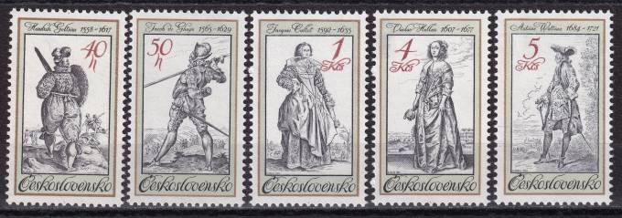 Чехословакия - кат. №2742-2746