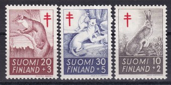 Финляндия - кат. №551-553