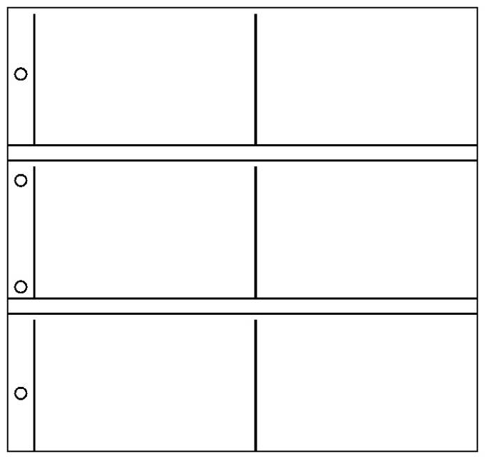 ПРОЗРАЧНЫЕ листы для открыток 16.5 х 10.5 см (10 шт) (3060Р)