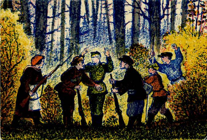 (KartWar-219(1) Открытка Война. СССР