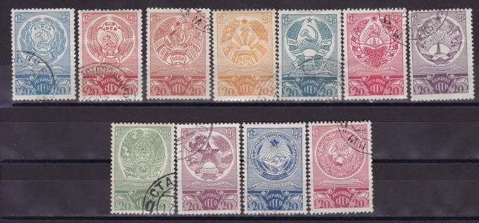 СССР - кат. №504-514