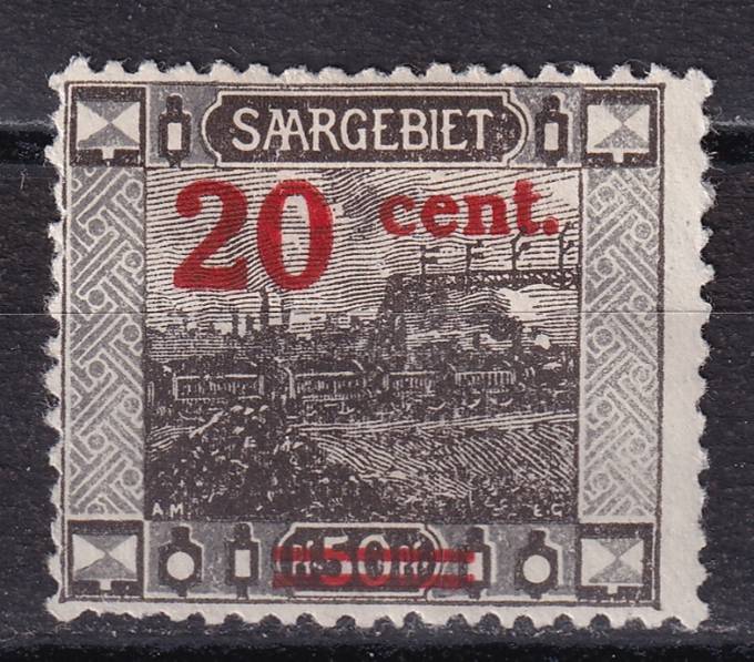Германия - Саар - кат. №74A