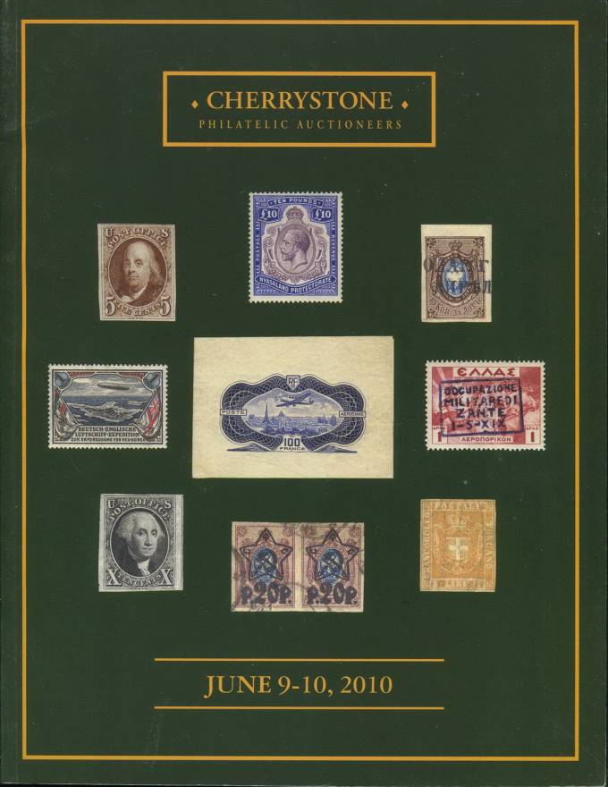 Cherrystone - каталог аукциона -9-10 июня 2010 - Марки и ПО всего мира
