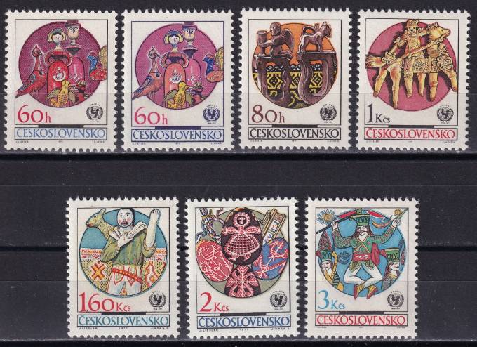Чехословакия - кат. №2039-2044
