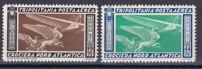 Триполитания - кат. Mich. №196-197