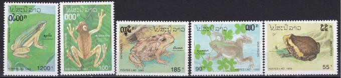 Лаос - кат. №1348-1352