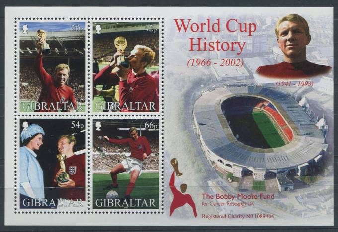 (Gibraltar_stamp_Bl.50(2) Гибралтар Бл.№50(1006-9) **
