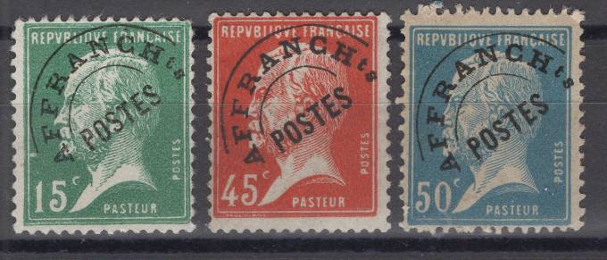 Франция - кат. №154V,156V,157V