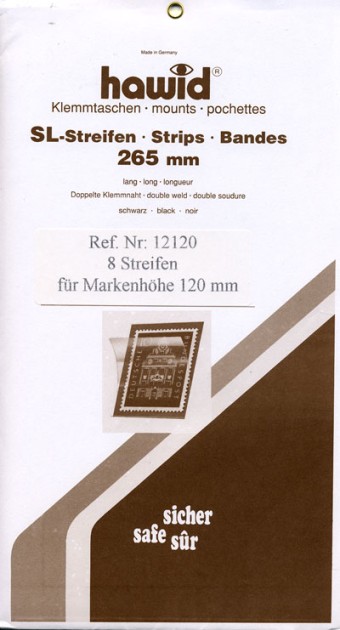 Клеммташе HAWID чёрные 265 х 120 мм (уп 8 шт) (HA 12120)