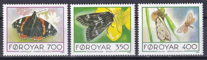 Фарерские Острова - кат. №252-255