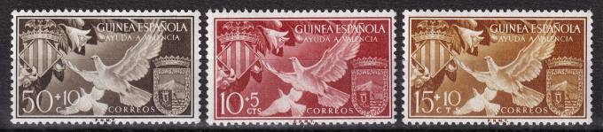 Испанская Гвинея - кат. №338-340