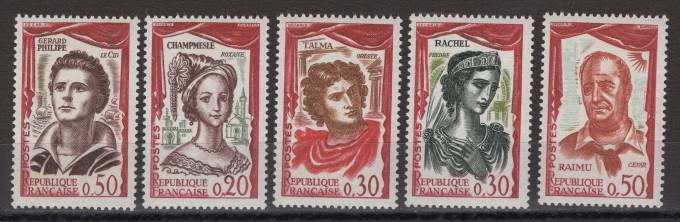 Франция - кат. №1355-1359