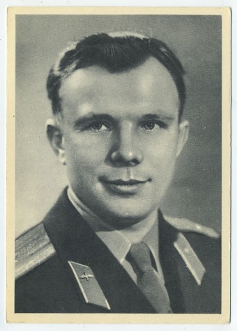 (CosmOtkr-61_M42896) 1961г. изд. ИЗОГИЗ Ю.А.Гагарин