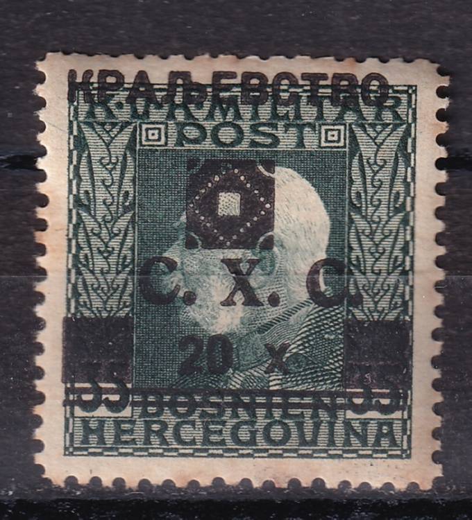 Босния - Королевство Сербов, Хорватов и Словенов - кат. №36
