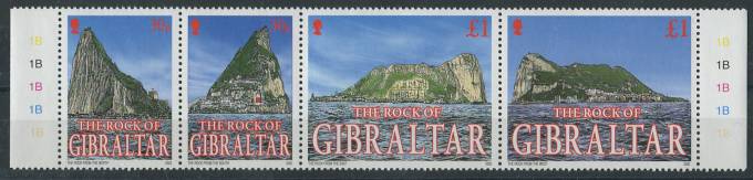 (Gibraltar_stamp_1014-1017(1) Гибралтар сцепка №1014-1017 **