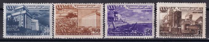 СССР - кат. Заг. №1141-1144