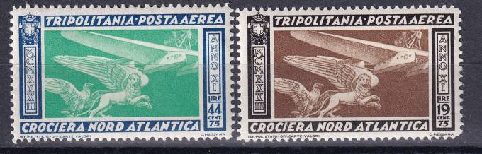 Триполитания - кат. Mich. №196-197