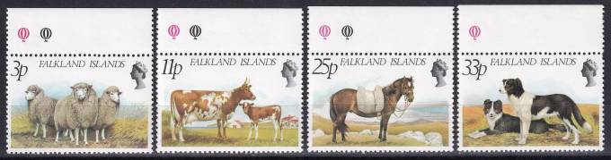 Фолклендские Острова - кат. Mich. №316-319