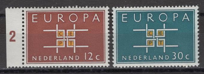 Нидерланды - кат. Mich. №806-807