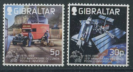 (Gibraltar_stamp_0886-887(1) Гибралтар №886-887 **