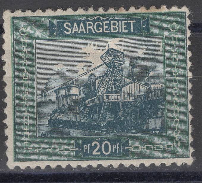 Германия - Саар - кат. №55A