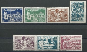 (S00519-25(7) СССР кат. №№519-527 **