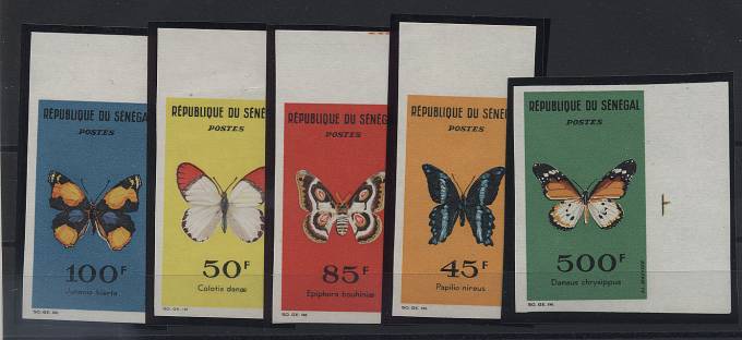 (Senegal_267-272lbz(2) 267-272, без зубцов, **, ид.кач.