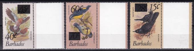Барбадос - кат. №536-538