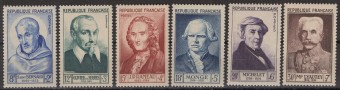 Франция - кат. №965-970