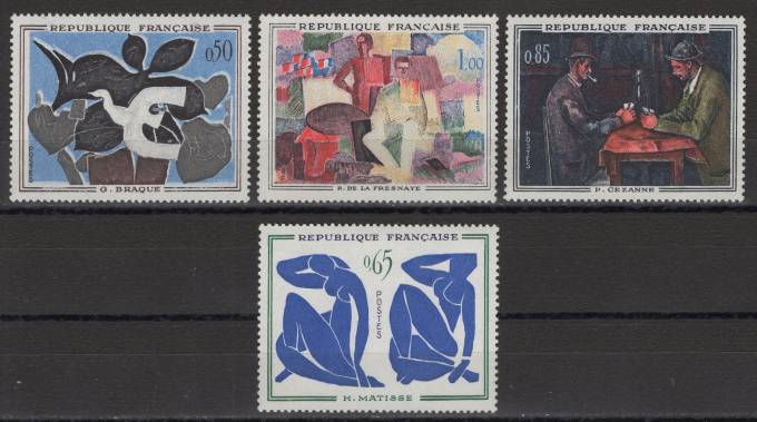 Франция - кат. №1372-1375