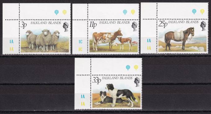 Фолклендские Острова - кат. Mich. №316-319