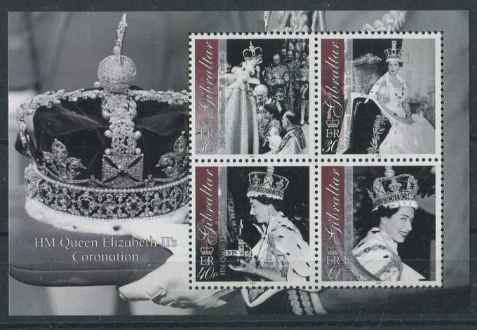(Gibraltar_stamp_Bl.53(2) Гибралтар Блок №53 (1028-1031) **