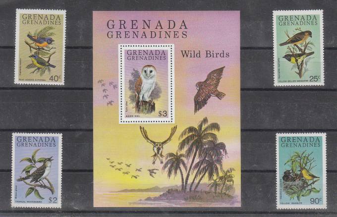 (Birds_Gren_018(1)  Марки птицы Grenada
