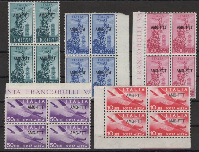 Свободная территория Триест - кат. №93,95-98