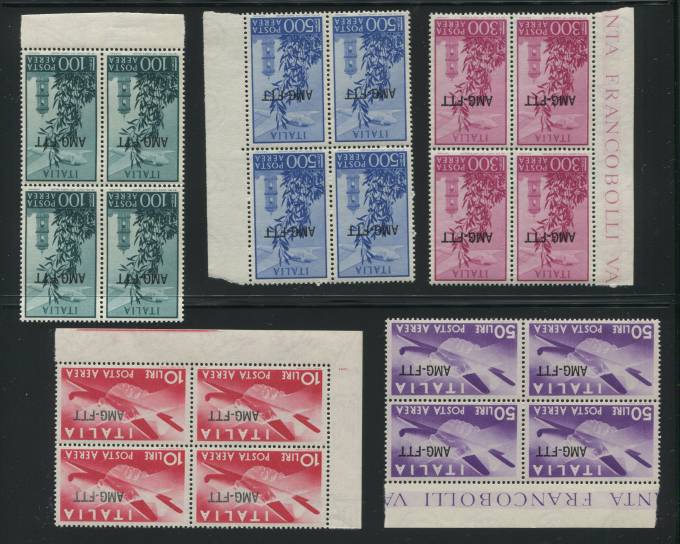   Авиация Италия Кат.№93,95-98 **