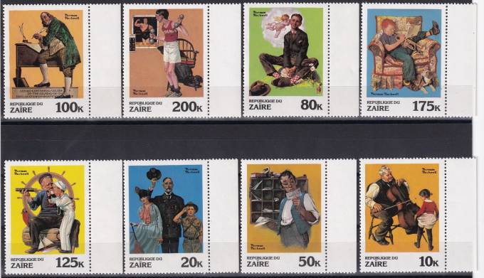 Заир - кат. Mich. №708-715
