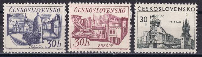 Чехословакия - кат. №1721-1723