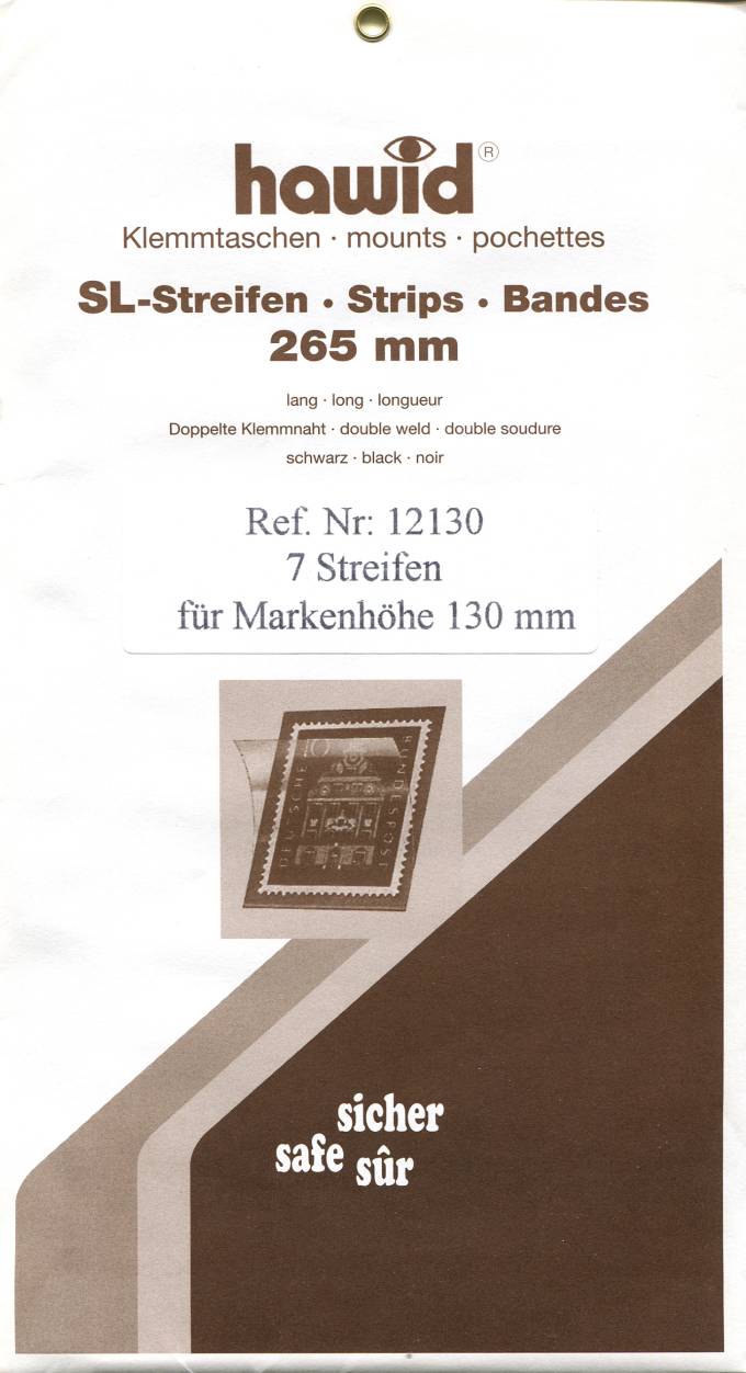 Клеммташе HAWID чёрные 265 х 130 мм (уп 7 шт) (HA 12130)